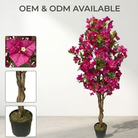 Plantes d'arbres à fleurs artificielles respectueuses de l'environnement, plantes à fleurs de bougainvillier, décoration ornementale pour la maison, les mariages, les fêtes et les jardins