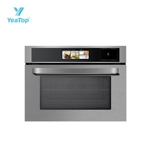 <span class=keywords><strong>Four</strong></span> encastrable électrique 75L en acier inoxydable avec contrôle Wi-Fi intelligent et fonction vapeur pour cuisine - Fournisseur OEM - Product Image 2