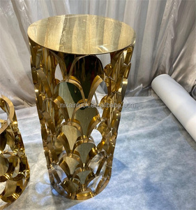 Tổ chức sự kiện trang trí nội thất vòng kim loại xi lanh bánh đứng bệ Bảng hiển thị với búa thiết kế - Product Image 5