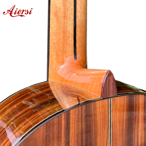 Aiersi precio de fábrica hecho a mano acabado brillante Cedro sólido superior guitarra clásica instrumento de cuerdas de nailon - Product Image 5