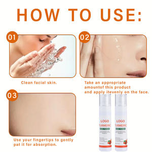 Tónico Facial Hidratante con Vitamina C de Marca Blanca, Elimina Manchas Oscuras, Tónico Facial de Cúrcuma - Product Image 3