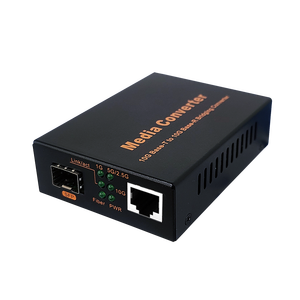 Convertisseur de média fibre optique 10G à vente chaude en usine, convertisseur RJ45 A/B, convertisseur de média fibre optique SFP monomode 20 KM 10G - Product Image 3