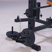 Bangku Angkat Beban Lipat dan Dapat Disesuaikan dengan Rak Barbell, Lat Pulldown, Preacher Curl Bench, dan Bench Press untuk Home Gym Grosir