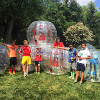 Ballon à bulles de football en Chine, ballon pare-chocs, ballon à bulles gonflable pour enfants 1.2m 0.8mm TPU