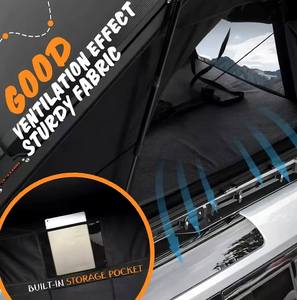 Tente de toit de voiture en triangle à coque dure et coins en aluminium - Product Image 3