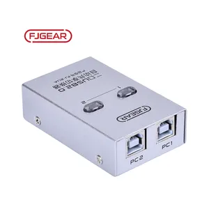 FJ-2UA (小包装) Fjgear 2端口USB2.0自动共享交换机传输速率480mbps即插即用
