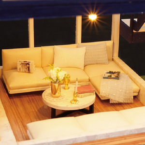 Casa <span class=keywords><strong>de</strong></span> muñecas en miniatura <span class=keywords><strong>para</strong></span> <span class=keywords><strong>niños</strong></span>, muebles <span class=keywords><strong>de</strong></span> casa <span class=keywords><strong>de</strong></span> muñecas en miniatura, DIY, regalos, 2023 - Product Image 2
