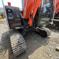 Miniexcavadora Usada Hitachi ZX60 de 6 Toneladas, Original de Japón, con Pocas Horas de Uso, Excavadora Hidráulica de Orugas, Lista para Enviar
