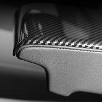 Aksesori Interior serat karbon ABS otomotif OEM untuk 2021 Volkswagen Teramont Patch dekorasi sandaran lengan
