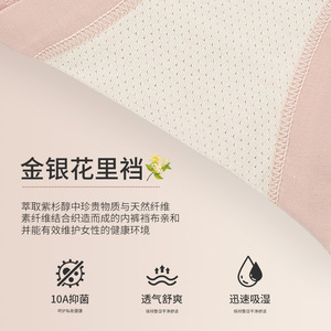 Culottes taille haute pour femmes, 100% coton, respirantes, antibactériennes, confortables, sous-vêtements - Product Image 2