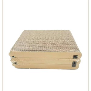 Phong Cách Hiện Đại Có Thể Gập Lại Mèo Scratcher Giường <span class=keywords><strong>6</strong></span> Bên Tam Giác Các Tông Sóng Giấy Sóng Mèo Cây <span class=keywords><strong>Scraper</strong></span> Bán Buôn - Product Image 4