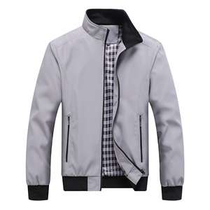 Chaquetas de Poliéster al por Mayor, Chaquetas Casuales con Cremallera para Hombre, Abrigos Cortos de Moda, Ropa de Primavera, Otoño e Invierno, Envío Rápido - Product Image 5