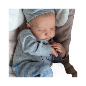 Búp bê tái sinh thật bé bán buôn 18 inch Búp bê sơ sinh tái sinh búp bê mềm Silicone thực tế bé tái sinh Quà Tặng - Product Image 6