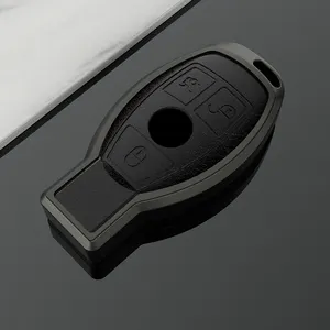 C2 Hot Sale Aluminum alloycar Car Key Case For Mercedes Benz W203 W204 W211 CLK C180 E200 AMG C E S Class