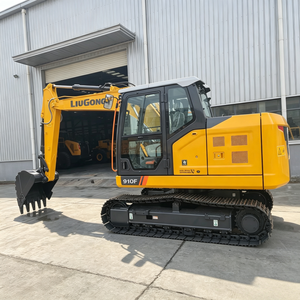 โรงงานจำหน่ายรถขุดขนาดเล็ก 910F น้ำหนัก 10.5 ตัน แบบตีนตะขาบ เครื่องยนต์ยูชัย กำลัง 66 กิโลวัตต์ ประสิทธิภาพสูง ขุดด้วยระบบไฮดรอลิก - Product Image 6