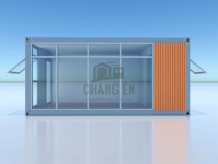 Maisons modulaires en conteneurs avec des unités de construction préfabriquées en acier multifonctionnelles, adaptées à divers scénarios résidentiels