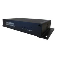 Codificador de Video IP de 4 Canales H.265/H.264 SRT RTMP HTTP ONVIF Compatible con Servidor IPTV para Transmisión en Vivo