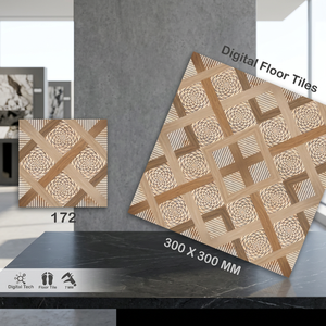 Carreaux de sol en céramique numérique émaillée moderne de style marocain 300x300mm pour intérieur - Product Image 2