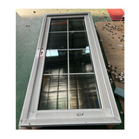 Filet d'écran moderne en fibre de verre pour porte de sécurité avant en PVC UPVC isolation phonique ouverture manuelle-fini pour maison villa