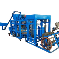 Machine à fabriquer des briques entièrement automatique QTJ4-25, ligne de production de blocs de béton en ciment à base de cendres volantes en République dominicaine, Pérou