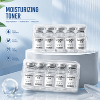 Flacon de 10 ml de tonique hydratant, liquide solvant, soin hydratant pour la peau, pour l'emballage de solutions en poudre lyophilisée