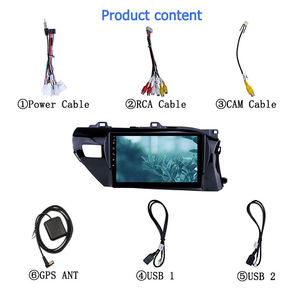 For Toyota Hilux 2016-2018 Android Auto Car De <strong>Carro</strong> GPS Navigation 360&deg; Video <strong>DVR</strong> Dvd Multimedia Carplay Player Stereo Radio - Product Image 4