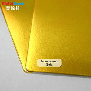 Gương Chrome vàng sơn tĩnh điện vàng trong suốt có độ bóng cao Bề mặt Phản chiếu - Product Image 4