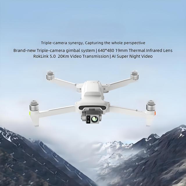 Fimi X8 Tele Max Professional Photography 4K Drone with 4K Camera GPS 20km Range One-Key Takeoff/Landing & Commercial Use