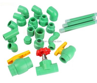 Tuyaux PPR verts haute pression durables (DIN 8077/8078) Raccords pour conduites d'eau (Tailles 20110)