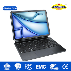 Teclado Flotante Mágico Portátil, Resistente al Agua, con Retroiluminación RGB, Interruptores de Tijera y <span class=keywords><strong>Trackpad</strong></span> para <span class=keywords><strong>Apple</strong></span> iPad Pro 13", OEM/ODM - Product Image 1