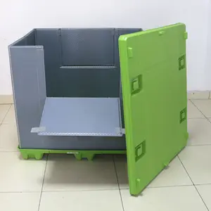 Wholesale Customized Plastic Pallet Crates Box Collapsible Pallet Containers