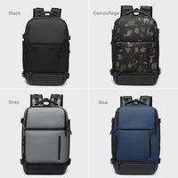 Ozuko Grosir Pabrik Desain Baru 9405 Tas Buku Sekolah Kuliah Tahan Air Tahan Lama Tas Komputer Ransel Laptop