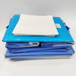 Paquete Quirúrgico de Esterilización SJ, Paños Quirúrgicos Desechables No Tejidos SMS, Batas Quirúrgicas, Paquetes de Angiografía Estériles EOS Clase II OEM - Product Image 3