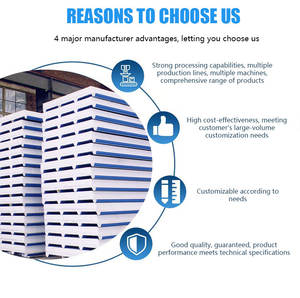 Panneaux en <span class=keywords><strong>mousse</strong></span> EPS légers pour les murs des chambres froides et des entrepôts - Écologiques, résistants à l'eau, épaisseur personnalisable - Product Image 6