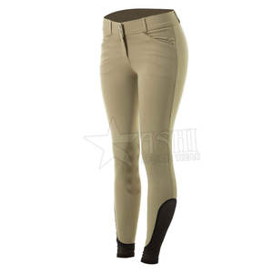 Jodhpurs d'équitation personnalisés best-seller qualité vente en gros culottes d'équitation vente en ligne pantalons pour femmes culottes d'équitation personnalisées - Product Image 5