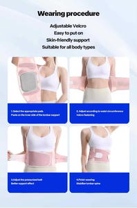 Cinturón tejido volador, soporte <span class=keywords><strong>de</strong></span> disco Lumbar prensado en caliente <span class=keywords><strong>para</strong></span> el dolor <span class=keywords><strong>de</strong></span> espalda baja, alivio <span class=keywords><strong>de</strong></span> hernia transpirable Flexible - Product Image 6