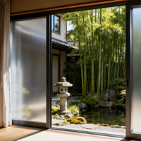 Película Arquitectónica PET Gris Premium Ecológica de Visión Unidireccional, 90% de Aislamiento Térmico, 99% de Protección UV, 0.09mm de Grosor para Ventanas