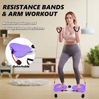 Máquina Ajustable para Ejercitar la Cintura, Disco Giratorio para Abdominales, Tabla para Ejercicios de Cintura, Escultor de Cintura