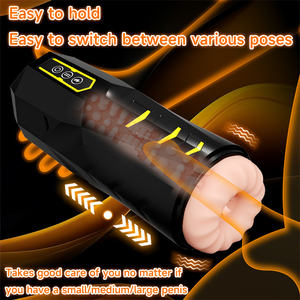 9 Frequency Automatic Telescopic Male Masturbation <b>Vibrator</b> Cup For Adult - Product Image 3