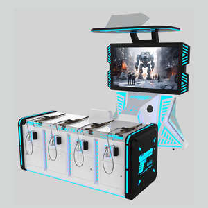 Simulador de tiro con pistola para 4 jugadores, operado con monedas, máquina de tiro arcade para interiores, simulador de juego de tiro comercial. - Product Image 6