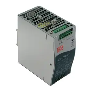 Mean Well SDR-240-24 SDR24024 Din Rail 24 Volt 10 Amp Power Supply 24V 240W Smps Delta Din Rail Power Supply 12V