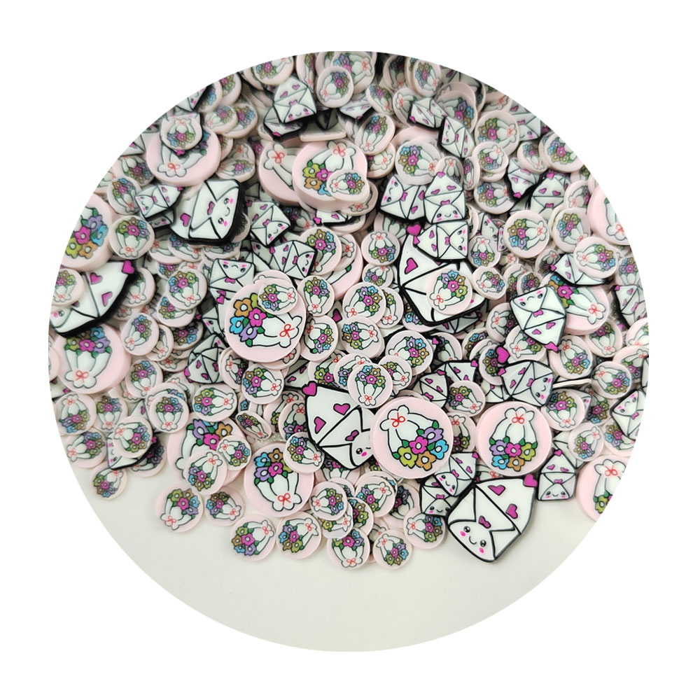 Argilla Polimerica Forme Cuore San Valentino 30g - Decorazioni Per Slime, Cupcake Finti, Gioielli Resina, Kawaii