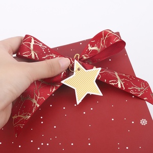 Foldable <b>Christmas</b> Gift Box With Window and Colorful Ribbon Paper Box Gift <b>Boxes</b> for Present - Product Image 4