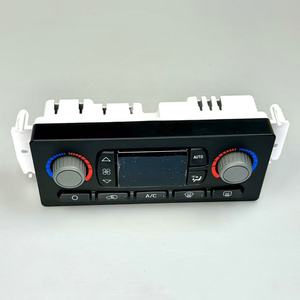 YF-1848 <b>Wall</b> Mounted HVAC Control <b>Panel</b> 238x87x67mm Electric Actuator Black ABS <b>Plastic</b> Contemporary Design - Product Image 1