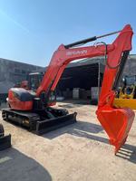 Excavator Mini Crawler Bekas KX185-3 8 Ton Model 2024 Asal Jepang, Mesin, Motor, Gearbox, Komponen Inti, PLC