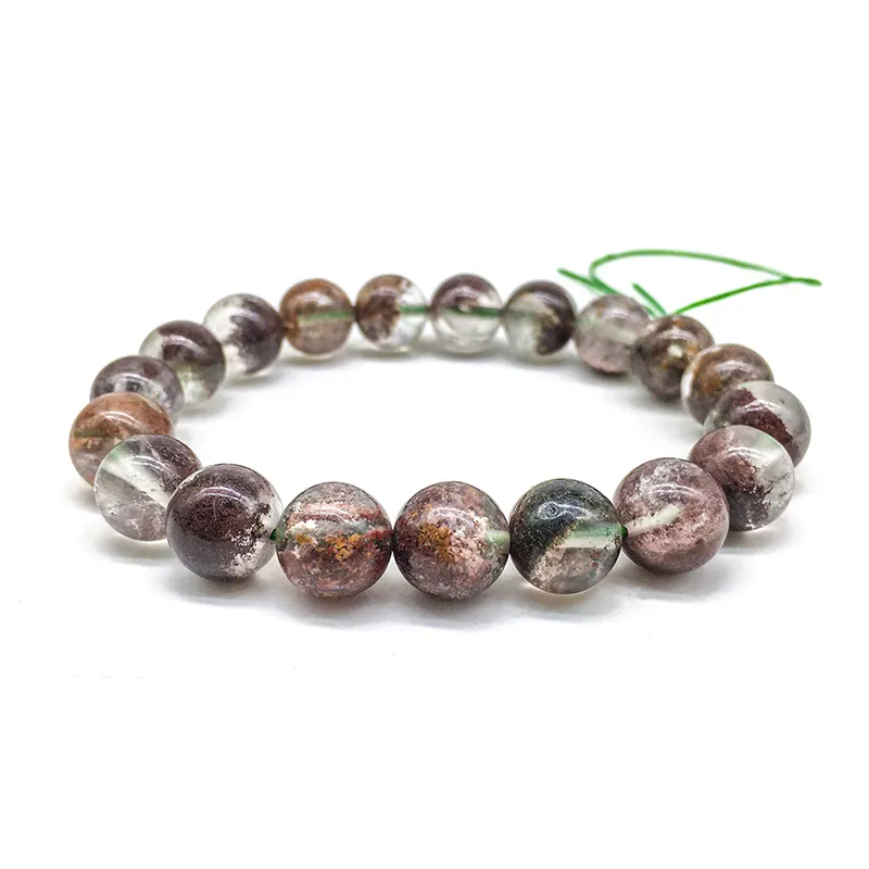 Groothandel Natuurlijke Hoge Kwaliteit Tuin Quartz Armband Kristal Ambachten Neutrale Stijl Bead Edelsteen Ambachten Voor Geschenken