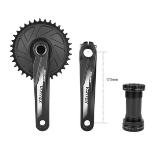 ชุดจานโซ่ Bolany Vortex 36T ขนาด 170 มม. ทำจากอลูมิเนียมอัลลอยด์แบบกลวง สำหรับจักรยานเสือภูเขา แบบเฟืองเดี่ยว - Product Image 2