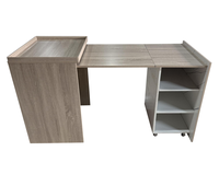 Table d'ordinateur Yukai Iron, design industriel moderne européen, convertible, mobilier de bureau commercial pour usage domestique ET-2517
