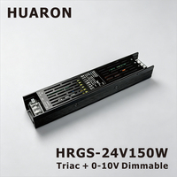 Fuente de Alimentación LED Regulable Triac HRGS OEM, PF0.5-0.6, Eficiencia 80%, Montaje en Gabinete Oculto, Larga Duración MTBF 50000H
