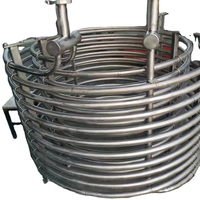 Tube en titane et coquille échangeur de chaleur évaporateur pièces d'échangeur de chaleur titane bobine tuyau bobine Tube Utubes